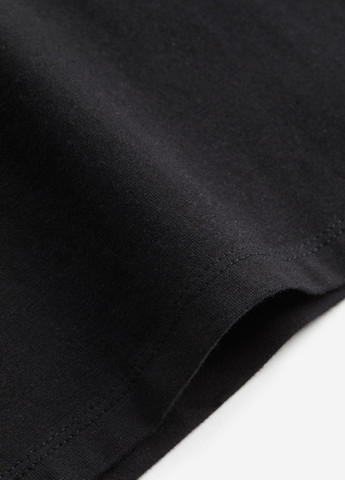 Черное кэжуал платье платье-майка H&M однотонное