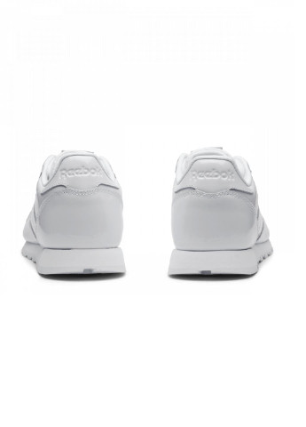 Білі осінні кроссовки classic leather patent cn2063 Reebok