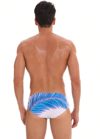 Мужские белые пляжные плавки с увеличивающим эффектом Escatch