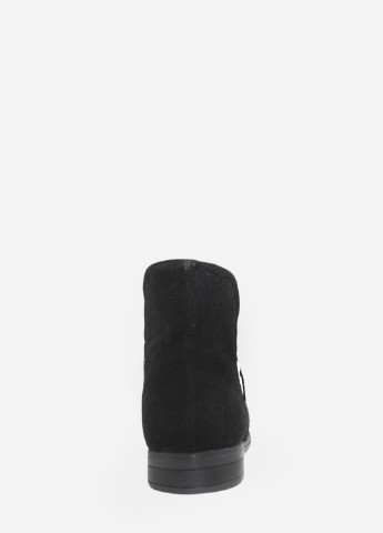 Осенние ботинки rhit552-1z-11 черный Hitcher из натуральной замши