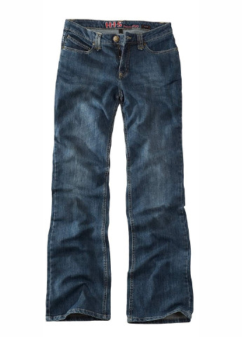 Темно-синие демисезонные прямые джинсы His Jeans