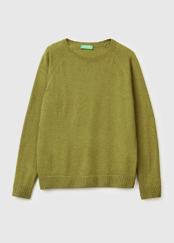 Фисташковый демисезонный джемпер джемпер United Colors of Benetton