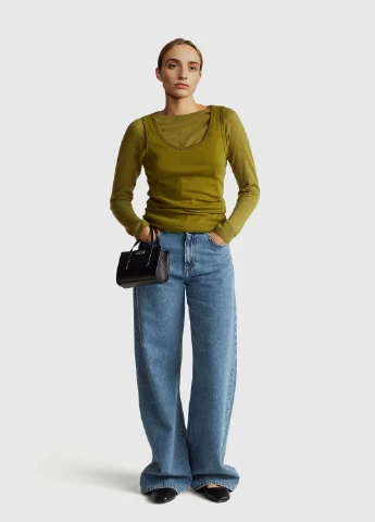 Фисташковый демисезонный джемпер джемпер United Colors of Benetton