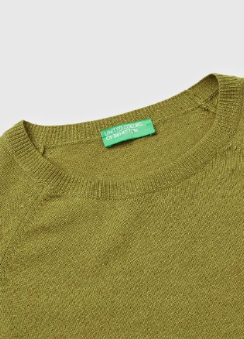 Фисташковый демисезонный джемпер джемпер United Colors of Benetton