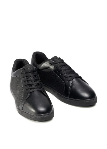 Черные кэжуал туфли Lanetti на шнурках