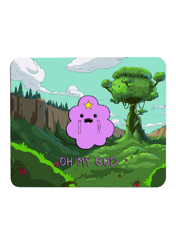 Коврик для мышки Принцесса пупырка Время приключений (Adventure Time) (25108-1575) 29х21 см MobiPrint (224437309)