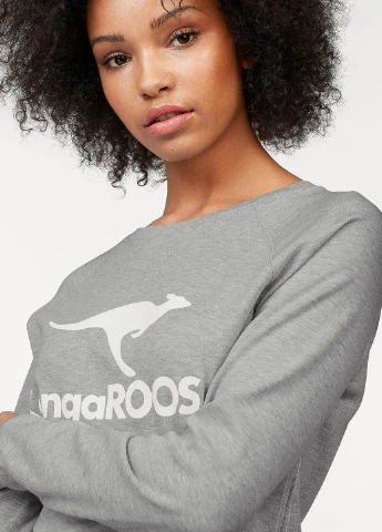 Серый демисезонный свитер Kangaroos