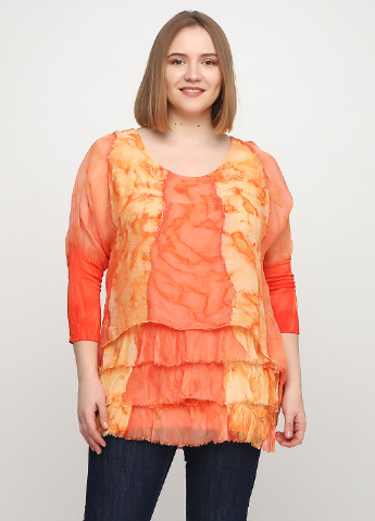 Оранжевая блуза New Collection