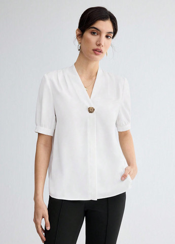 Біла блуза SHEIN