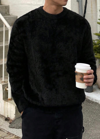 Черный демисезонный джемпер джемпер SHEIN