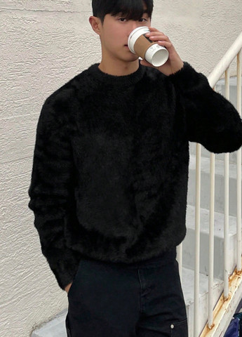 Черный демисезонный джемпер джемпер SHEIN