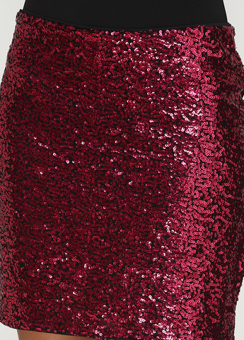 Красная коктейльный однотонная юбка H&M