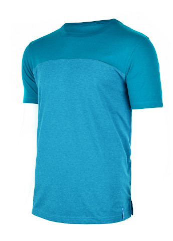 Синяя футболка с коротким рукавом AquaWave