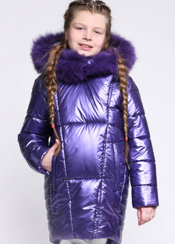 Фиолетовая зимняя куртка X-Woyz