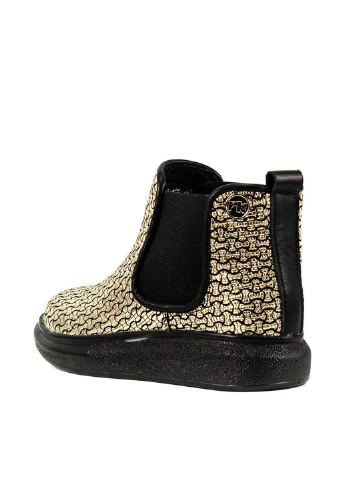 Золотые кэжуал осенние ботинки Foletti Kids