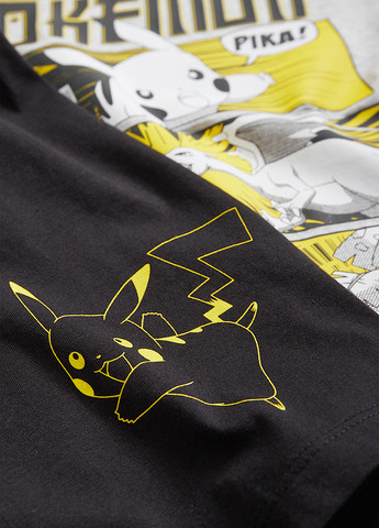 Светло-серый летний комплект (футболка, шорты) C&A