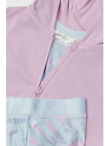 Бузковий демісезонний спортивний костюм трійка H&M