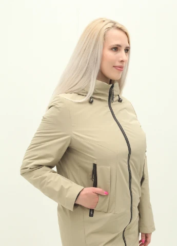 Бежевая демисезонная куртка Meajiateer