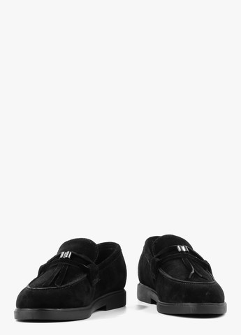 Le'BERDES Туфлі лофери чорний з натуральна замша, україна — демісезон (370483537)