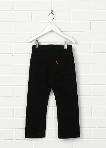 Черные демисезонные со средней талией джинсы Levi's