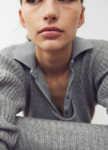 Сіра кежуал сукня футляр H&M меланжева