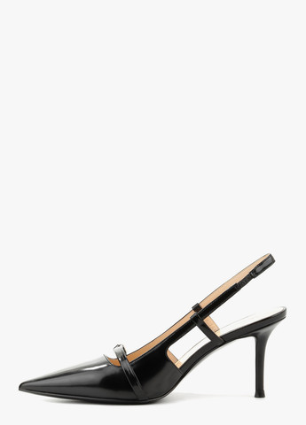 Le'BERDES Туфли слингбеки черный з натуральная кожа, украина — лето (322646226)