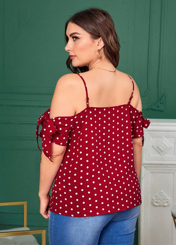 Бордова блуза SHEIN