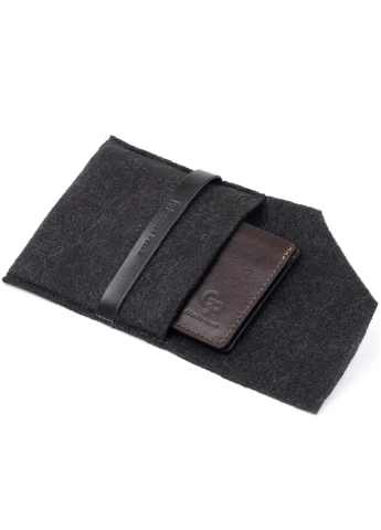 Кожаное портмоне 9х10х1 см Grande Pelle (253490992)