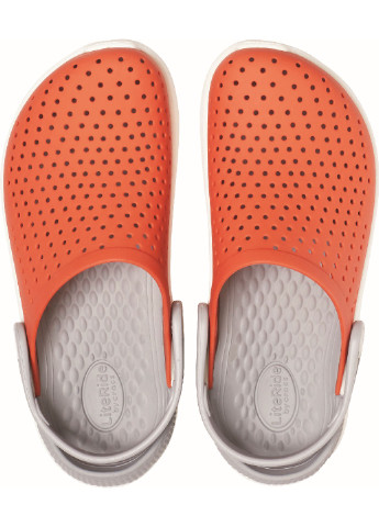 Оранжевые сабо Crocs