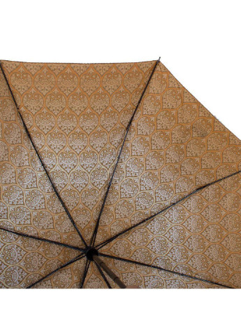 Коричнева складний парасолька повний автомат 99 см Airton (197761882)