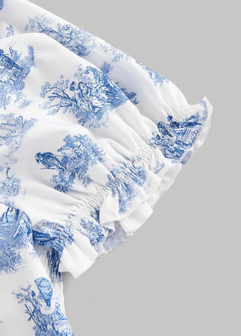 Комбінована кежуал сукня бебі долл SHEIN з квітковим принтом