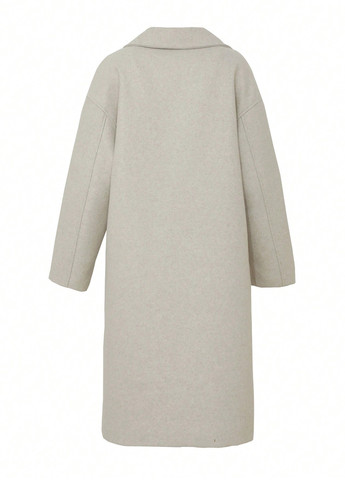 Бежеве демісезонне Пальто двобортне SHEIN