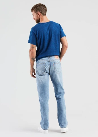 Синие демисезонные прямые джинсы 505 Regular Fit Levi's