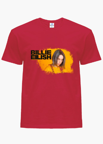 Красная демисезонная футболка детская билли айлиш (billie eilish)(9224-1213) MobiPrint