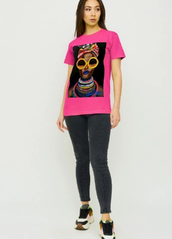 Футболка Boyfriend / air print / YAPPI - (237407587)