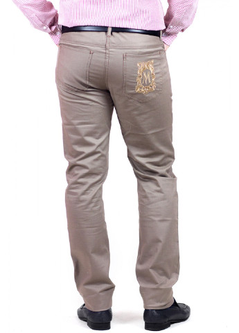 Серые кэжуал демисезонные со средней талией брюки MAKSYMIV