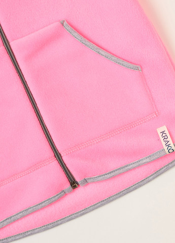Рожевий демісезонний костюм (толстовка, штани) брючний KRAKO