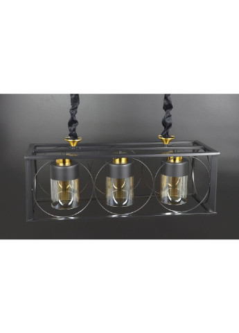 Люстра потолочная подвесная в стиле LOFT (лофт) 1137/3 Черный 35х24х62 см. Sunnysky (253628187)