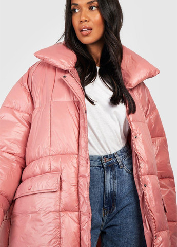 Рожева демісезонна куртка Boohoo