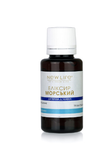 Рослинний еліксир Морський - для оздоровлення ендокринної системи, джерело природного йоду, 30 ml New LIFE (252741177)