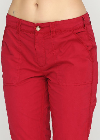 Бордовые кэжуал демисезонные брюки Ralph Lauren