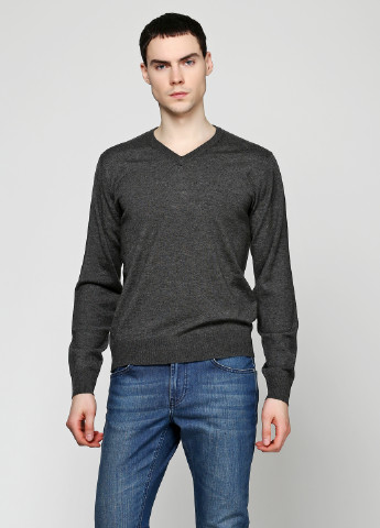 Серый демисезонный пуловер пуловер Pierre Balmain