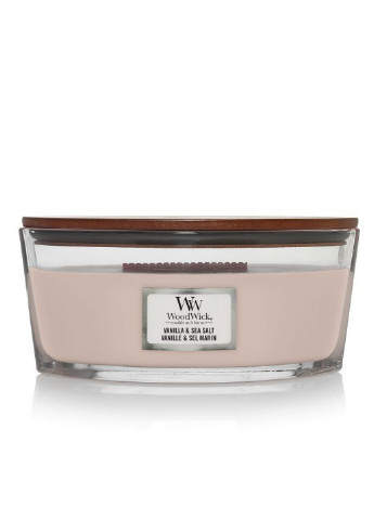Ароматическая свеча в стекле Ellipse Vanilla Sea Salt 453 г (76191E) WoodWick (227516027)