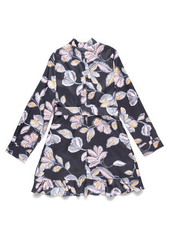 Темно-синя кежуал сукня а-силует Foxiedox з квітковим принтом