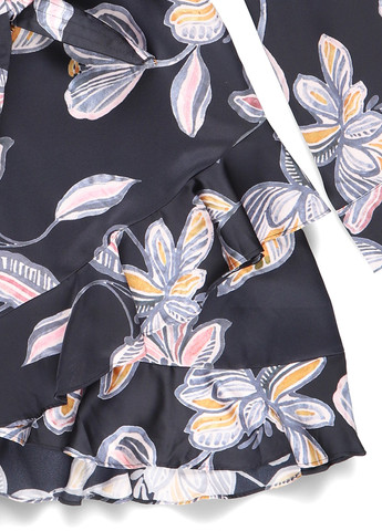 Темно-синя кежуал сукня а-силует Foxiedox з квітковим принтом