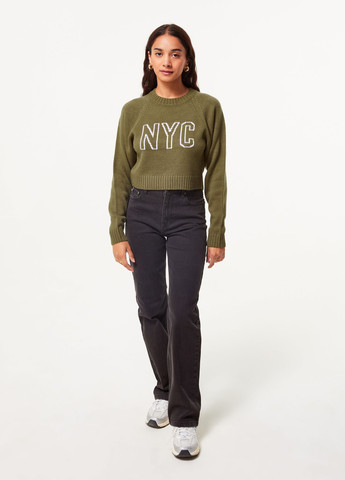 Оливковий демісезонний джемпер джемпер Jennyfer