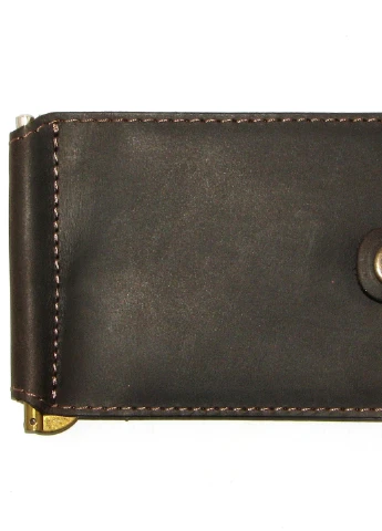 Подарочный набор №6 (зажим + обложка на права, ID паспорт) коричневый DNK Leather (253933692)