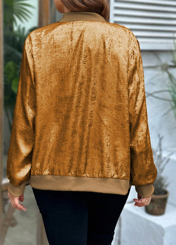 Бомбер SHEIN на молнии (332312799)