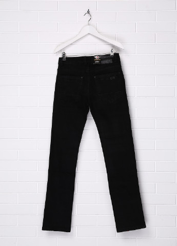 Черные зимние прямые джинсы Manguer