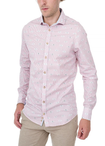 Розовая рубашка с абстрактным узором COLOURS & SONS